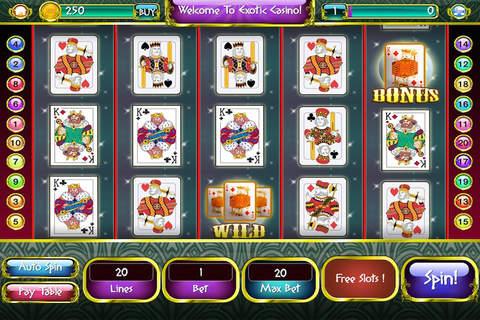 Aces  Exotic Casino - Free Game for Mobile with Symbols ! screenshot 4