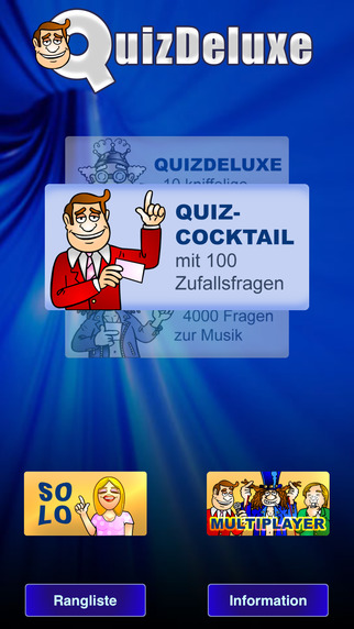 QuizDeluxe - ein deutsch-sprachiges Frage Antwort-Spiel