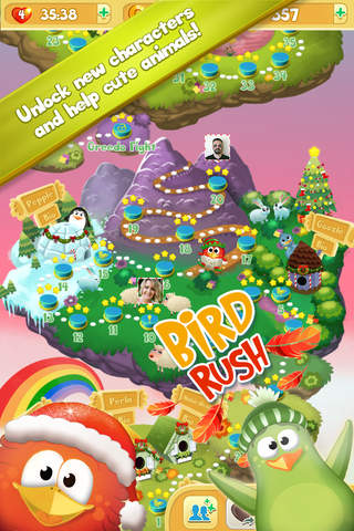 Bird Rush - Match 3 Puzzle screenshot 2