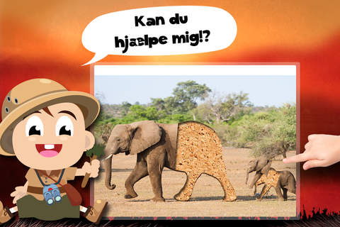 Baby Tommy Wildlife Photo - Wildlife and Safari Animal puzzles screenshot 2