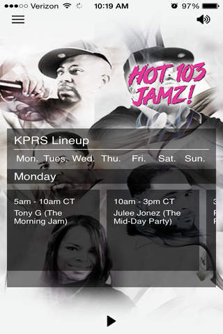 KPRS Hot 103 Jamz screenshot 3