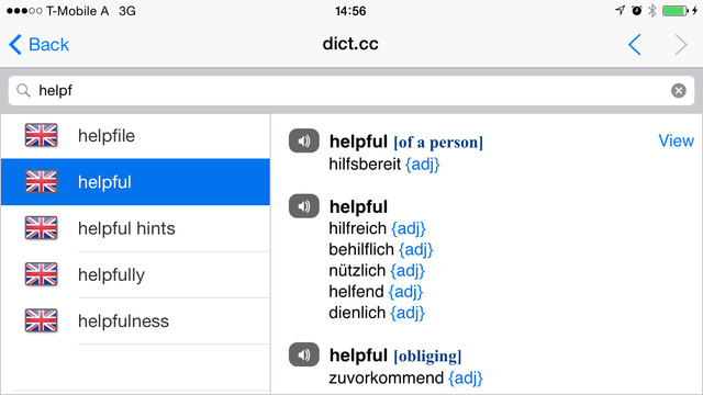 【免費書籍App】dict.cc Dictionary-APP點子