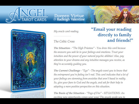 【免費生活App】Angel Tarot Cards - Doreen Virtue, Ph.D. & Radleigh Valentine-APP點子