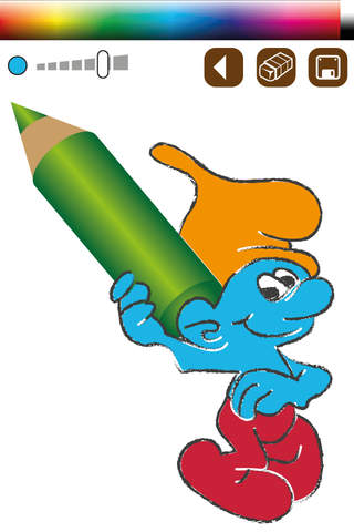 Coloring Book for The Smurfs screenshot 2