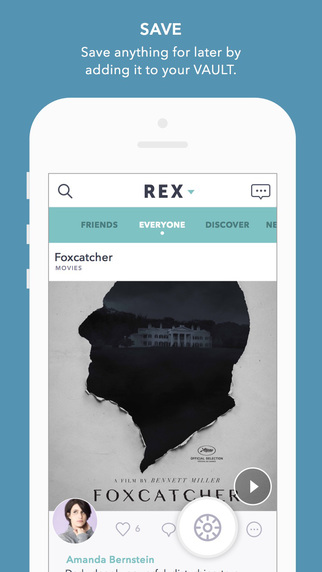 【免費社交App】REX - Favorite things from your favorite people.-APP點子