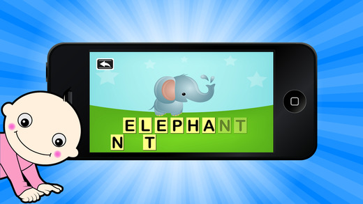 【免費遊戲App】My First Animal Words - Free ABC Educational Game for Toddler, Pre School, Kindergarten & K-12 Kids-APP點子