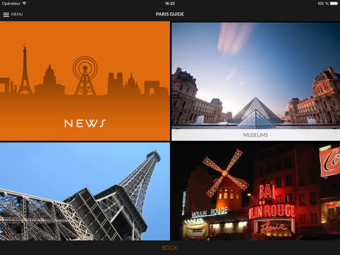 Hotel Marais Bastille Paris for iPad screenshot 2