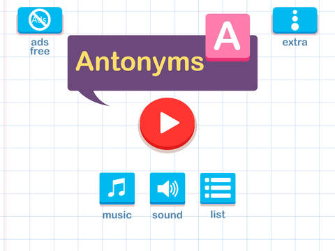 【免費遊戲App】Antonyms-Learn with Fun-APP點子