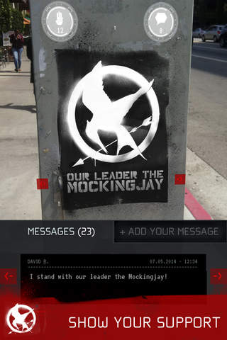 The Mockingjay App screenshot 2