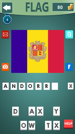 【免費遊戲App】Flag Quiz!-APP點子