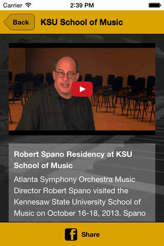 KSU School of Music screenshot 4