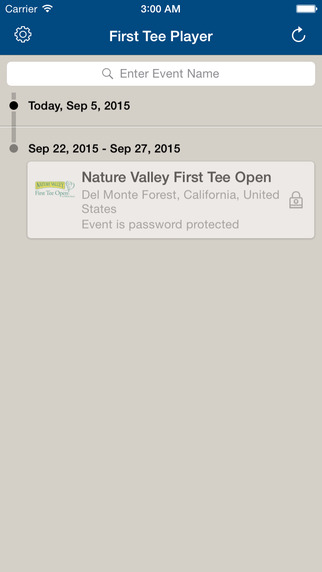 Nature Valley First Tee Open Player
