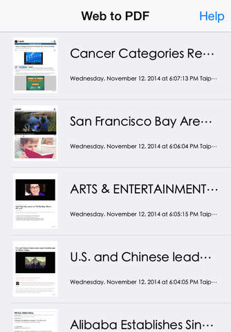 Web to PDF for Safari browser screenshot 4