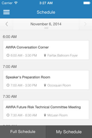 AWRA 2014 Annual Conference screenshot 4