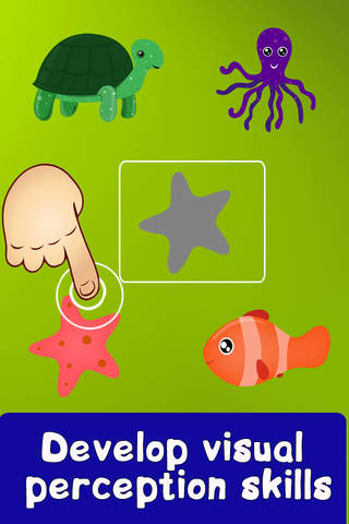 Match up animals - Shape Matching Puzzle Game for Kids and Toddlers screenshot 2