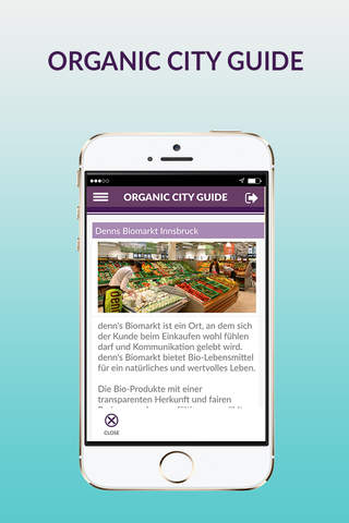 Organic City Guide screenshot 4