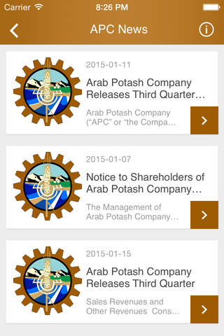Arab Potash Company APC screenshot 3