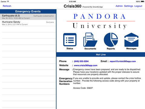 Crisis360 Emergency Management Communications for Business Continuity and Situational Awareness for 