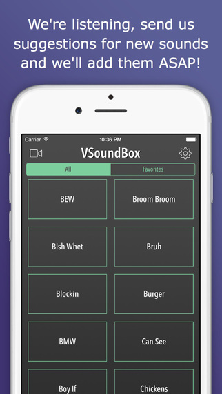 【免費娛樂App】VSB - Soundboard for Vine Free with Bruh, Sounds, VSounds, & Dubsmash Video Maker!-APP點子