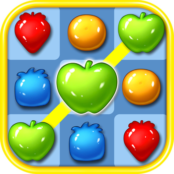 Ace Fruit Connect Sugar Mania HD 2 - Fruits Link Best Match 3 Puzzle Game Free LOGO-APP點子