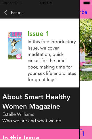 Smart Healthy Women Magazine screenshot 3