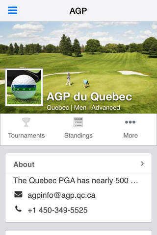AGP du Québec screenshot 2