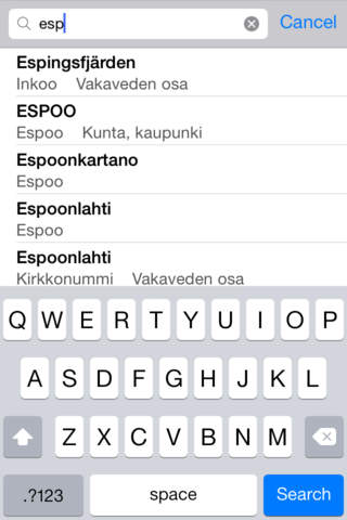 Helsinki topo screenshot 3