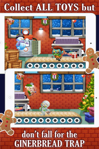 Santa's Christmas Workshop Rescue PRO: Grinch, Zombie and Witch Village Knockdown Run screenshot 3
