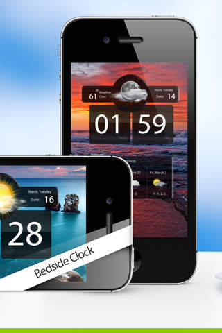 Nightstand - Free Alarm Clock + Weather screenshot 4