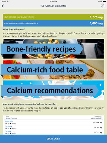 【免費健康App】IOF Calcium Calculator-APP點子