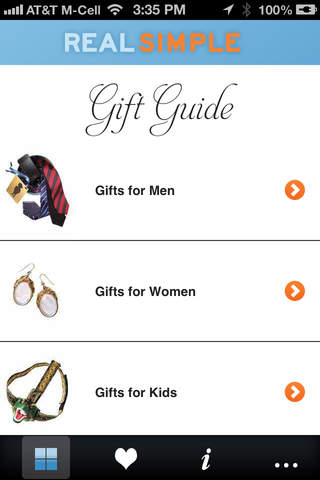 Real Simple Gift Guide screenshot 2