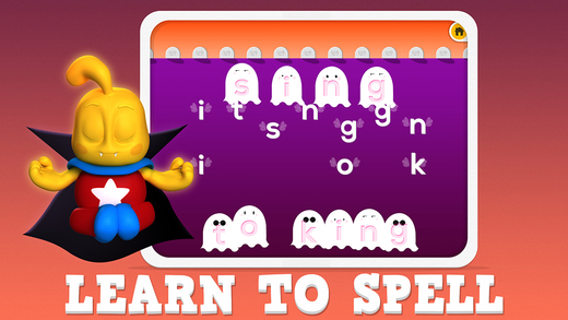 【免費教育App】Learn to Read Series : Silly Ghostly Spelling for Montessori FREE-APP點子