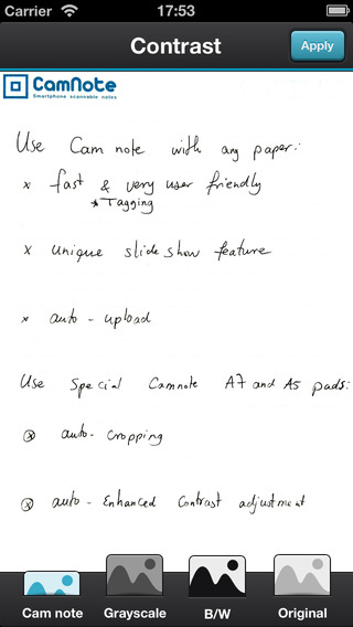 【免費生產應用App】CamNote - Smartphone scannable notes-APP點子