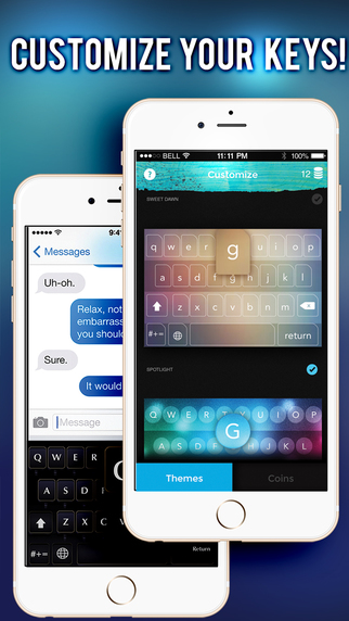 【免費工具App】Keys on Fleek for iPhone - Customize your keyboard with colorful themes-APP點子