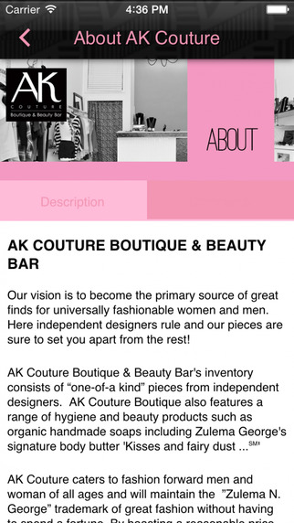 【免費生活App】AK Couture Boutique-APP點子