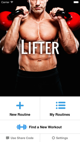 Lifter Weight Lifting Fitness App for the Gym