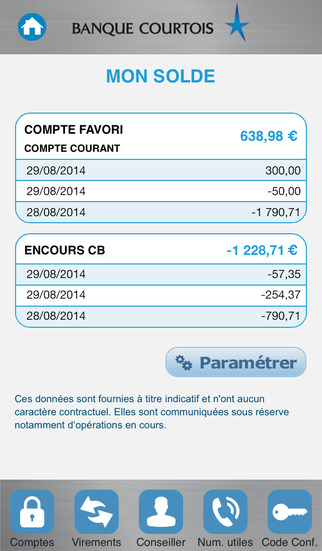 【免費財經App】Banque Courtois pour iPhone-APP點子