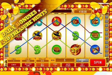 Autumn Holiday Slots: Play the Thanksgiving Bingo to gain magic pies screenshot 3