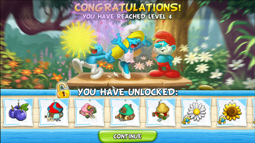 【免費遊戲App】Smurfs' Village and the Magical Meadow-APP點子