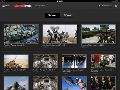 Marine Corps Times for iPad screenshot 3