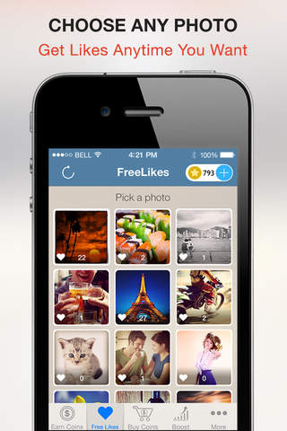 Free Likes for Instagram - Get Real Likes Fast For Photos screenshot 2