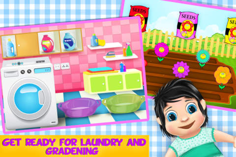 Princess Sofia Home Adventure – Laundry, Puzzle, Garden & Flowers. screenshot 3