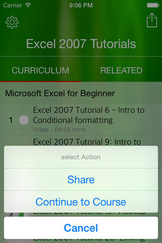 Full Course for Microsoft Excel 2007 in HD screenshot 3