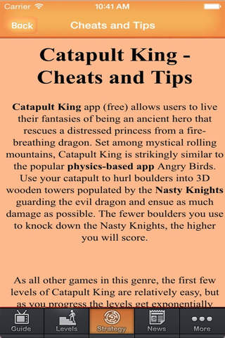 Guide For Catapult King - Walkthrough Guide screenshot 2