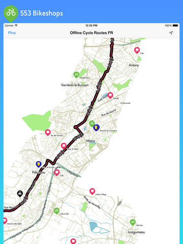 【免費健康App】Offline Cycle Routes France - National Maps of the French Cycling Path Network for Bike Rides all across France-APP點子