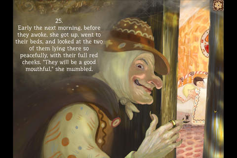Child development Hansel and Gretel fairy tale book screenshot 4