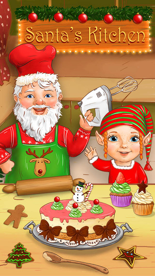 Santa's Christmas Kitchen – Make Cupcakes Cheesecake and Gingerbread Cookies