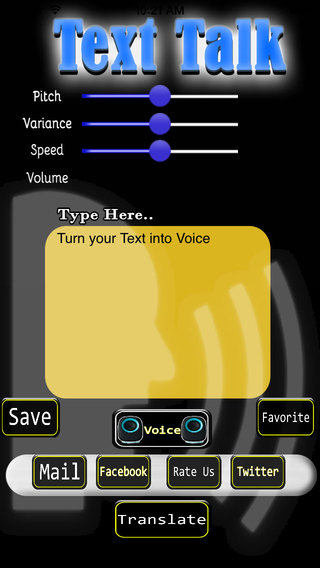 Text Talk-Translate and Turn Any Text into Voice