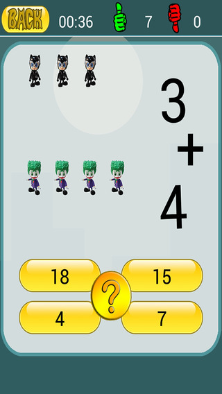 【免費遊戲App】Education Math Kids For Batman Version-APP點子