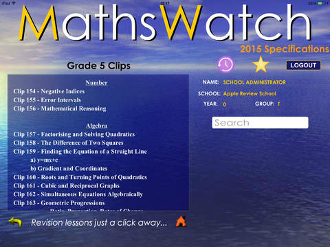 MathsWatch 2015 Specs screenshot 4